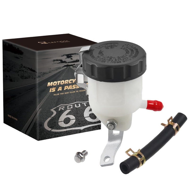 LE LEFOSSI Motorcycle Front Brake Master Cylinder Brake Pump Tank Oil Cup Fluid Bottle Reservoir w/Bracket Compatible with for Suzuki GSX-R 600 GSX-R 750 GSX-R 1000 2006 2007 2008 2009 2010-2023 - Image 1